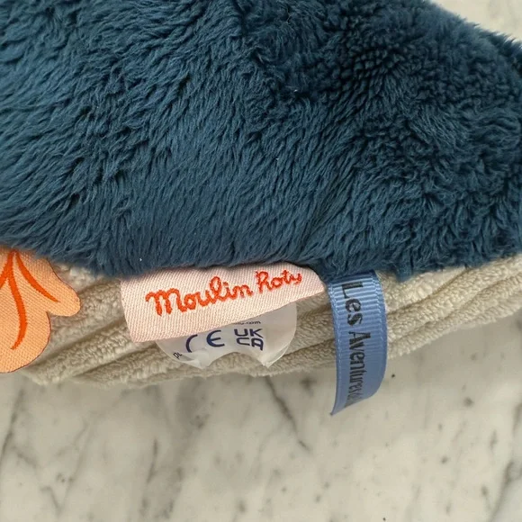 NEW Large Baby Activity Whale Toy Paulie's Adventure Moulin Roty France - Picture 9 of 11